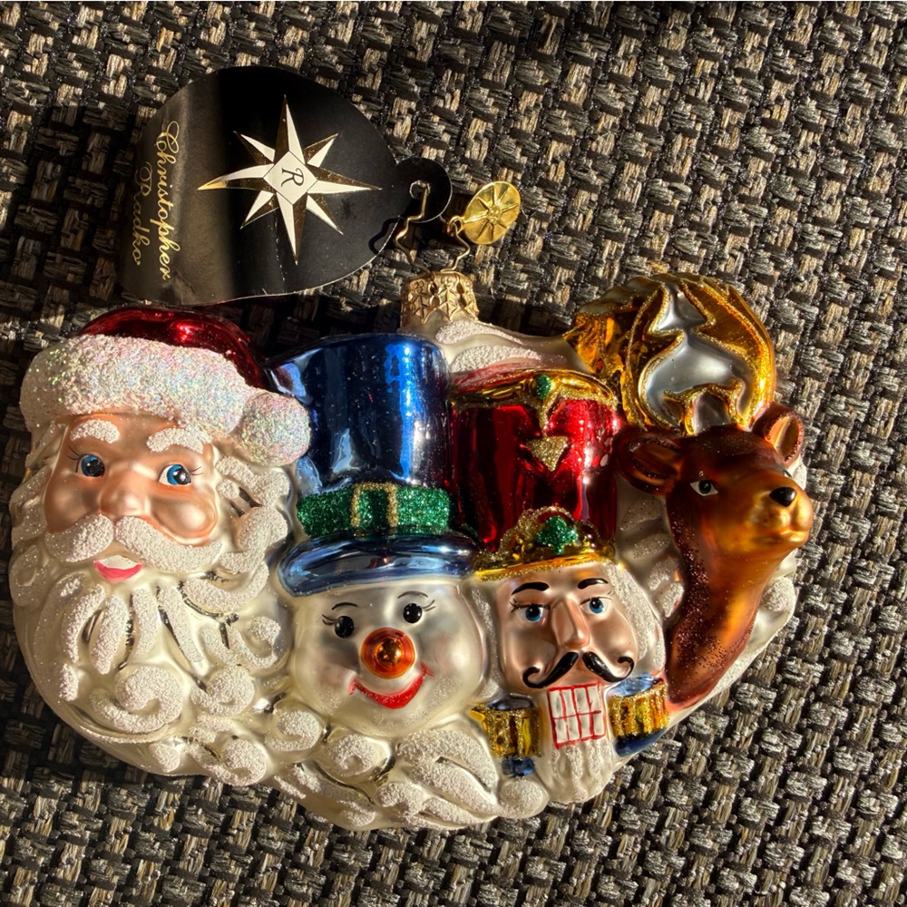 Christopher Radko Mount Snowmore 5" Ornament 1014349 Santa Nutcracker new